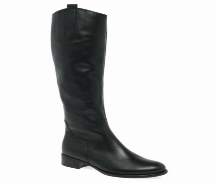 Gabor Brook M Medium Calf Fitting Knehøye Støvletter Dame Svarte | NO0002985