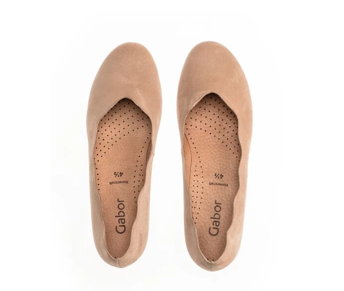 Gabor Ballerinasko Dame Beige | NO0002121