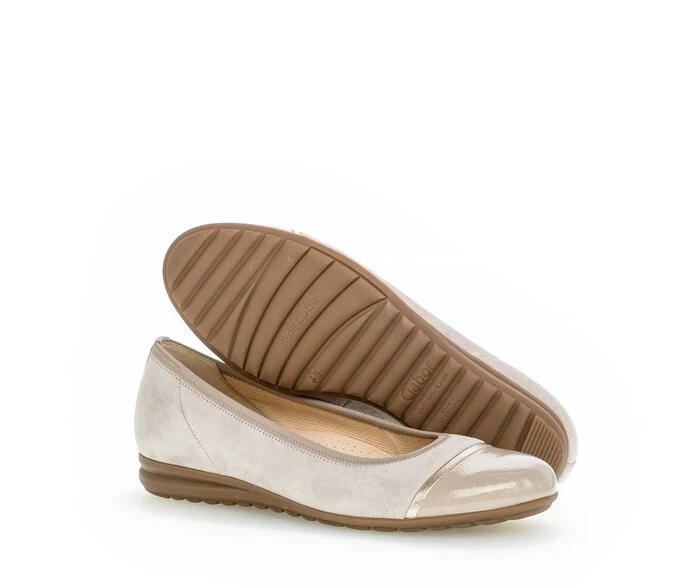 Gabor Ballerinasko Dame Beige | NO0002129