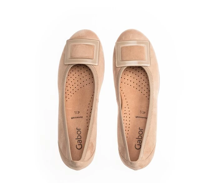 Gabor Ballerinasko Dame Beige | NO0002148