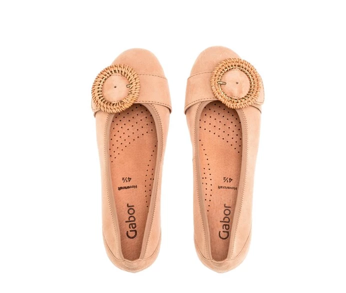 Gabor Ballerinasko Dame Beige | NO0002163