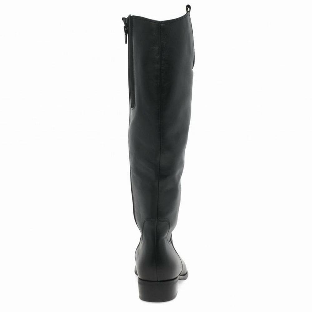 Gabor Brook M Medium Calf Fitting Knehøye Støvletter Dame Svarte | NO0002985