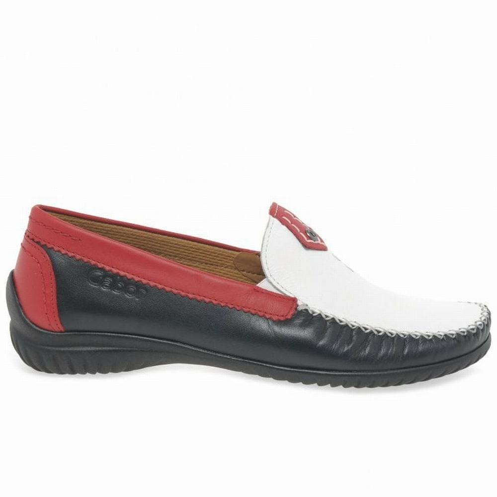 Gabor California Sports Loafers Dame Marineblå Multicolor | NO0001904