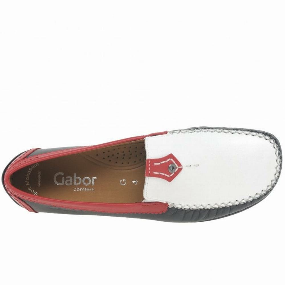 Gabor California Sports Loafers Dame Marineblå Multicolor | NO0001904