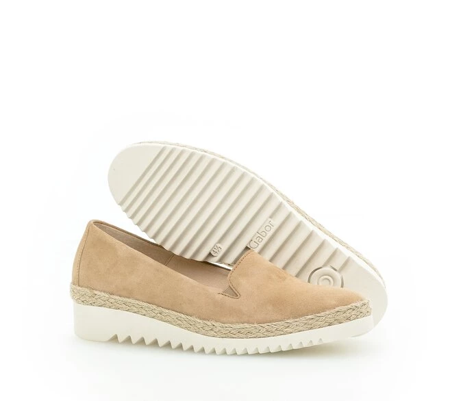 Gabor Loafers Dame Beige | NO0001716