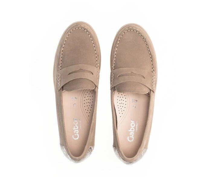 Gabor Loafers Dame Beige | NO0001821