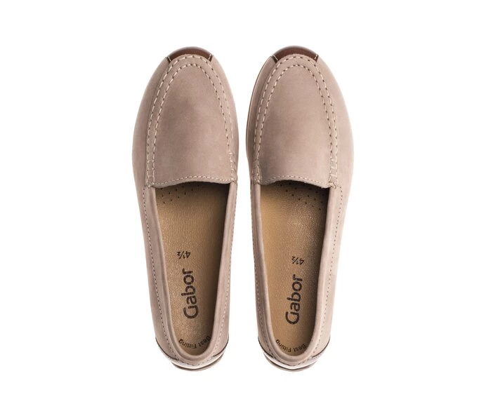 Gabor Loafers Dame Beige | NO0001848