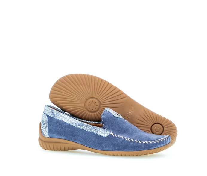 Gabor Loafers Dame Blå | NO0001749