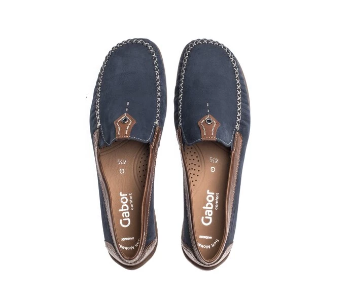 Gabor Loafers Dame Blå | NO0001751