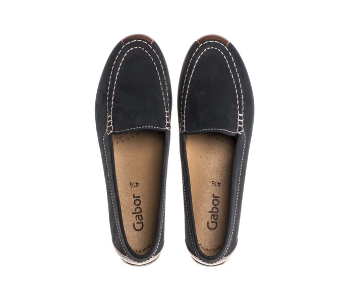 Gabor Loafers Dame Blå | NO0001795