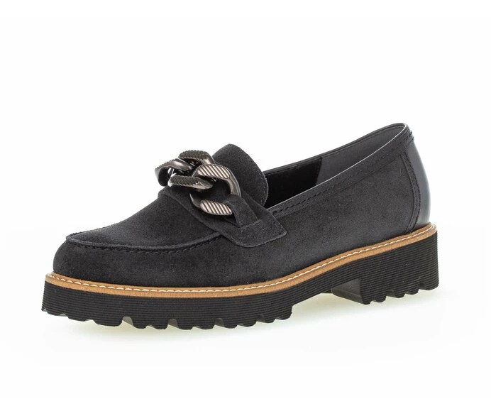 Gabor Loafers Dame Blå | NO0001810