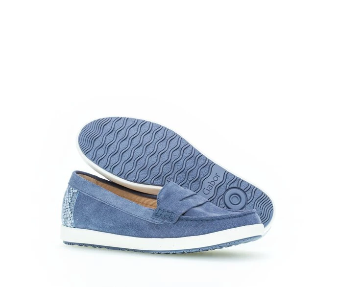 Gabor Loafers Dame Blå | NO0001835