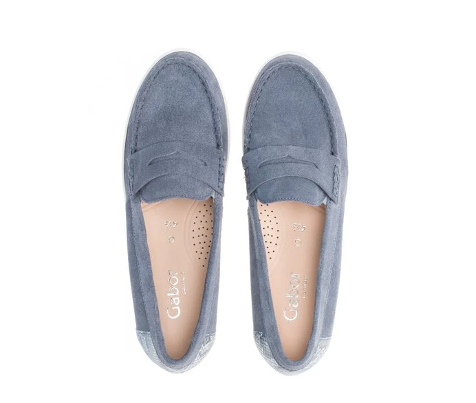 Gabor Loafers Dame Blå | NO0001835