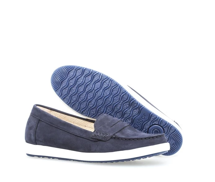 Gabor Loafers Dame Blå | NO0001864