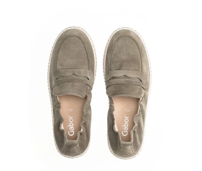 Gabor Loafers Dame Grønn | NO0001724