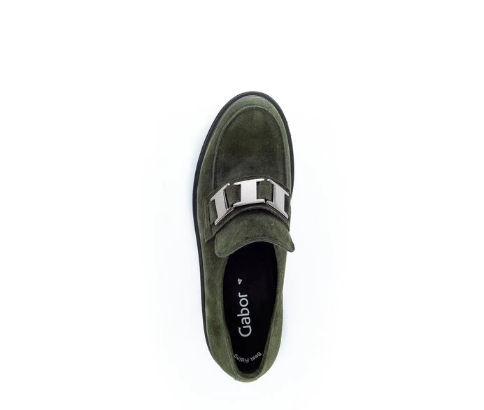 Gabor Loafers Dame Grønn | NO0001730