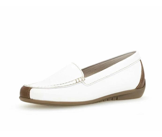 Gabor Loafers Dame Hvite | NO0001733