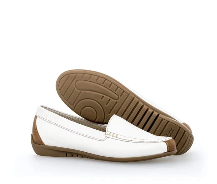 Gabor Loafers Dame Hvite | NO0001733