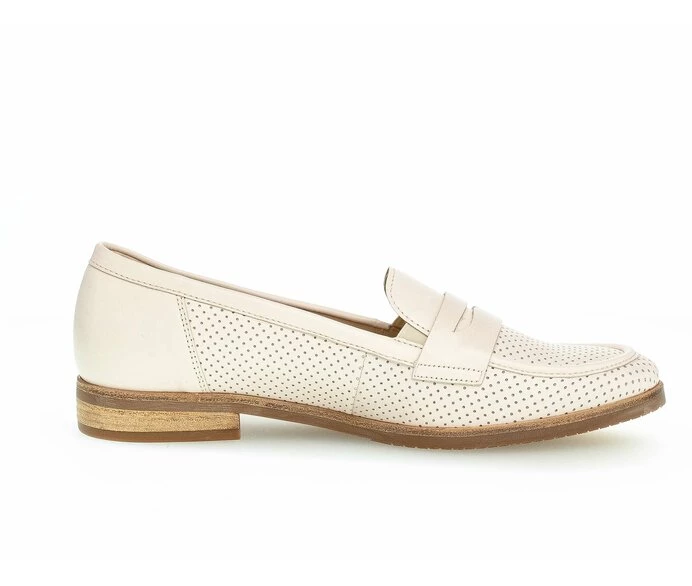 Gabor Loafers Dame Hvite | NO0001754