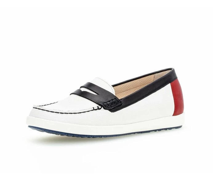 Gabor Loafers Dame Hvite | NO0001801