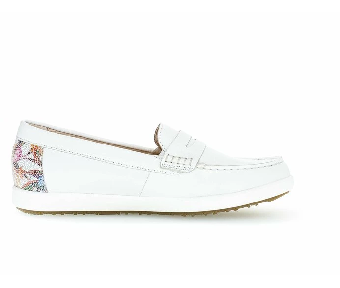 Gabor Loafers Dame Hvite | NO0001830