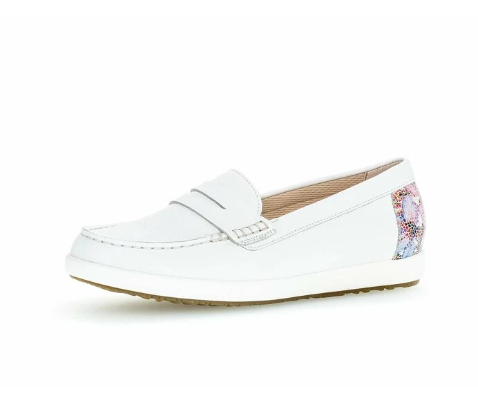 Gabor Loafers Dame Hvite | NO0001830