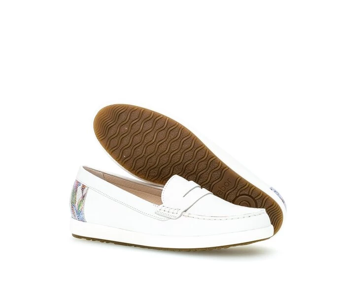 Gabor Loafers Dame Hvite | NO0001830