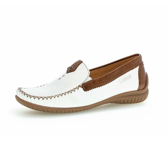 Gabor Loafers Dame Hvite | NO0001847