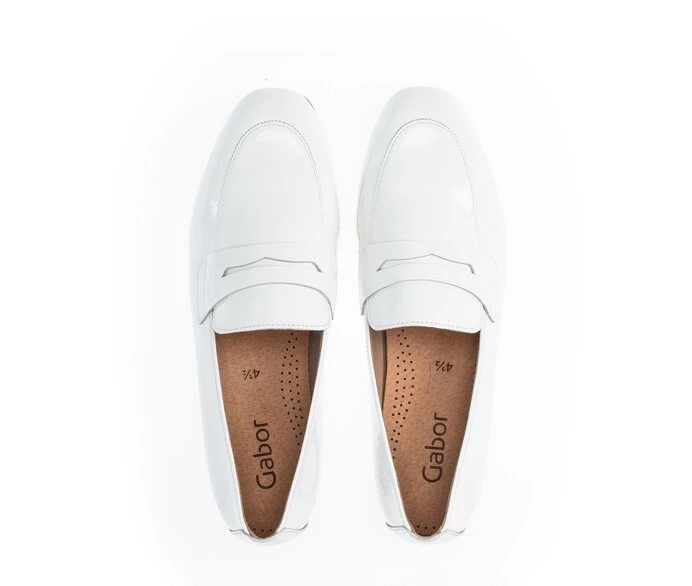 Gabor Loafers Dame Hvite | NO0001849