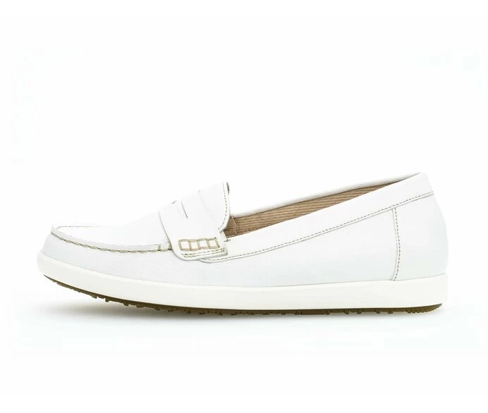 Gabor Loafers Dame Hvite | NO0001868