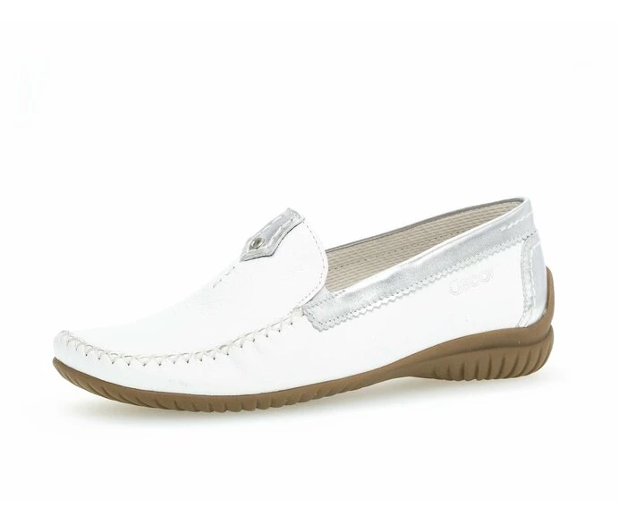 Gabor Loafers Dame Hvite | NO0001877