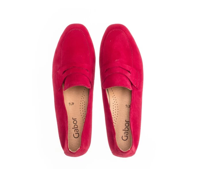 Gabor Loafers Dame Rød | NO0001757