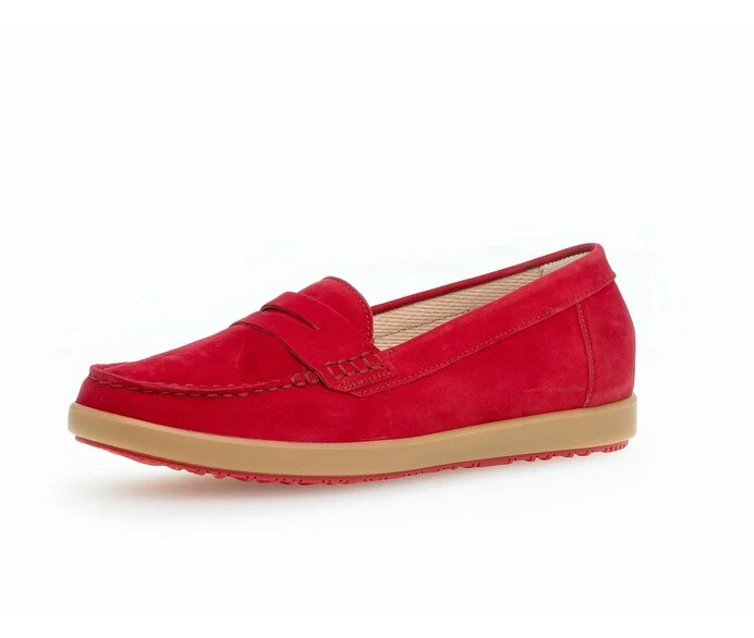 Gabor Loafers Dame Rød | NO0001771