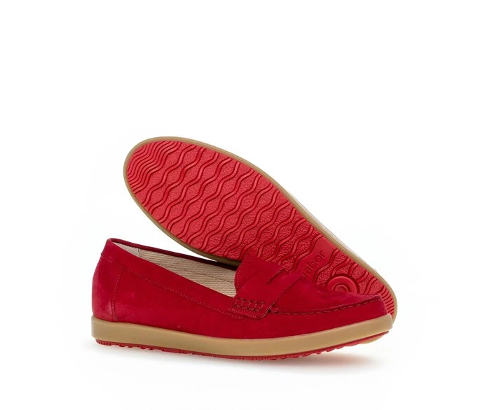 Gabor Loafers Dame Rød | NO0001771