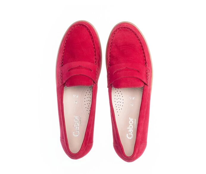 Gabor Loafers Dame Rød | NO0001771