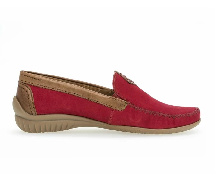 Gabor Loafers Dame Rød | NO0001788