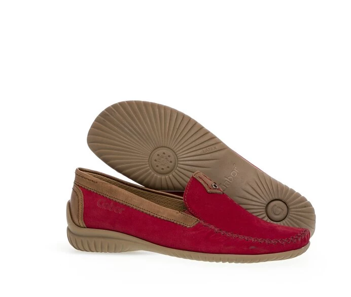 Gabor Loafers Dame Rød | NO0001788