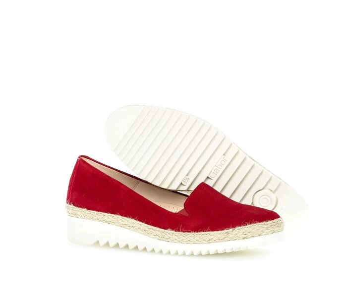 Gabor Loafers Dame Rød | NO0001813