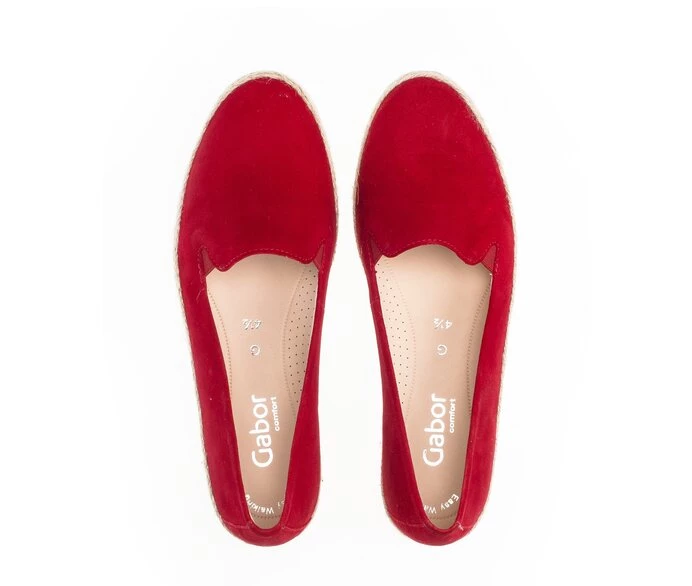 Gabor Loafers Dame Rød | NO0001813