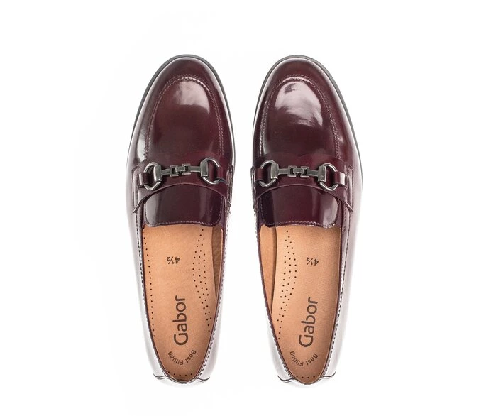 Gabor Loafers Dame Rød | NO0001888