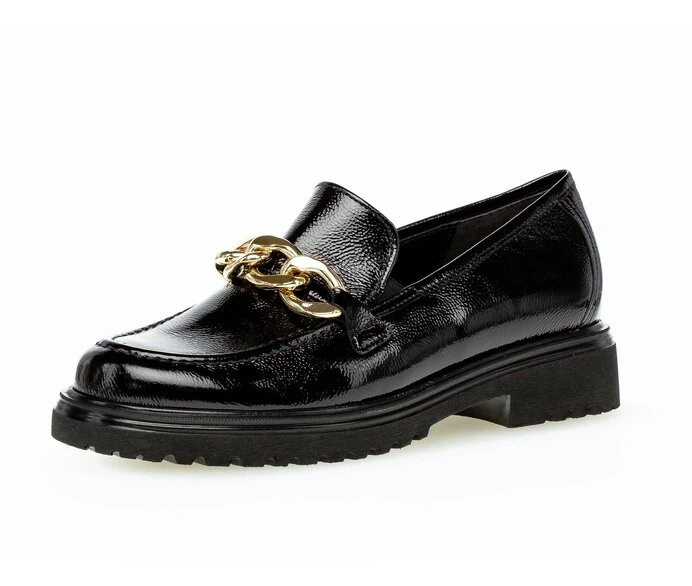 Gabor Loafers Dame Svarte | NO0001711