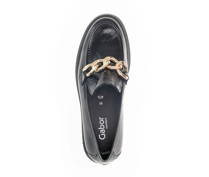 Gabor Loafers Dame Svarte | NO0001711