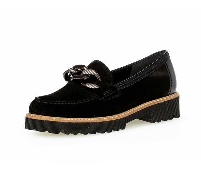 Gabor Loafers Dame Svarte | NO0001731