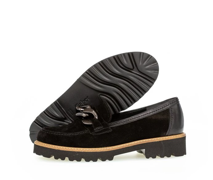 Gabor Loafers Dame Svarte | NO0001731