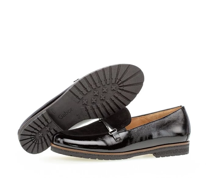 Gabor Loafers Dame Svarte | NO0001748