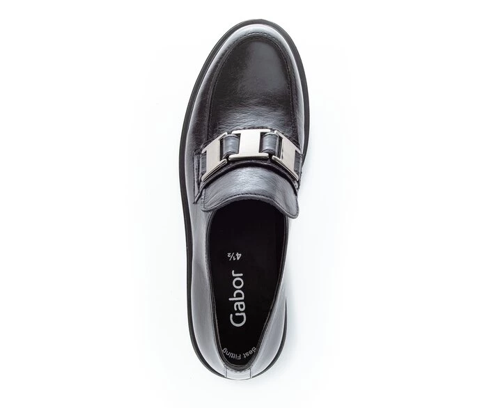 Gabor Loafers Dame Svarte | NO0001776