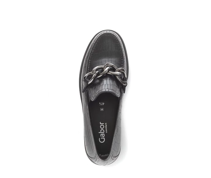 Gabor Loafers Dame Svarte | NO0001779