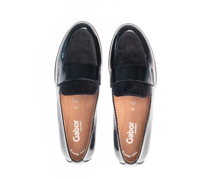 Gabor Loafers Dame Svarte | NO0001898