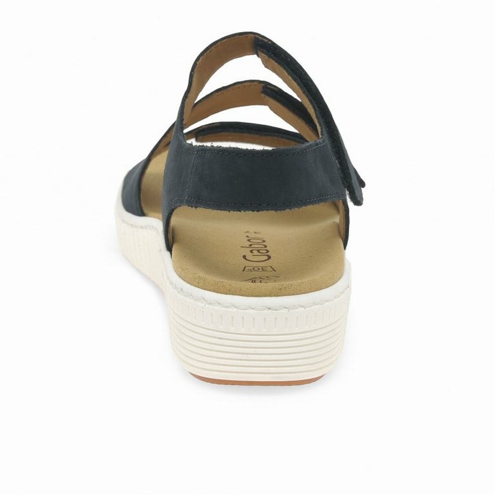 Gabor Marigold Sandals Kilesandaler Dame Marineblå | NO0002189