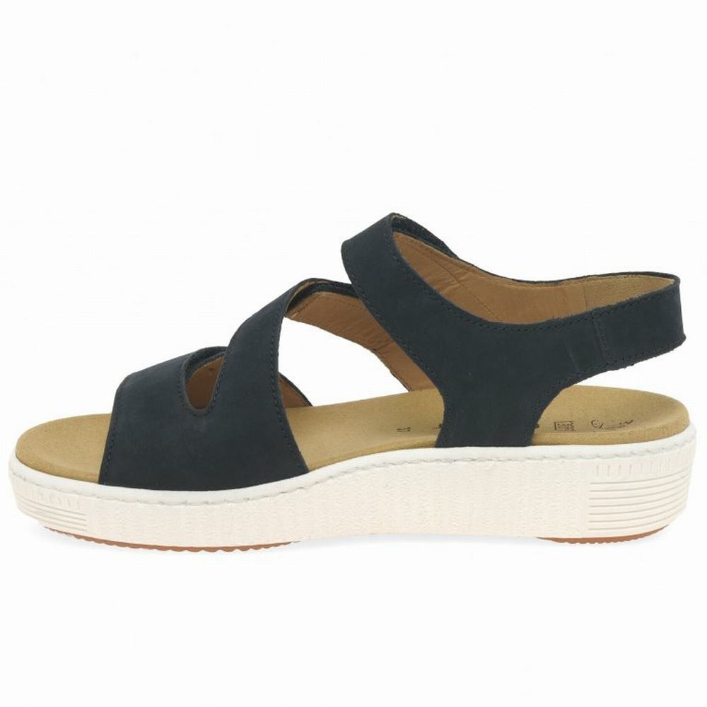 Gabor Marigold Sandals Kilesandaler Dame Marineblå | NO0002189